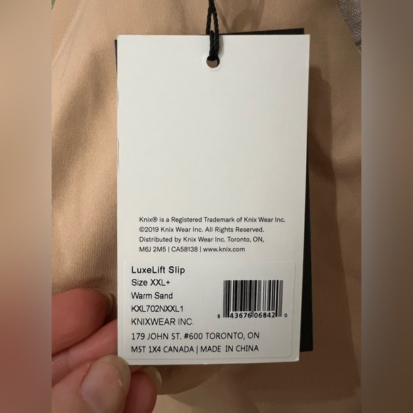 NWT Knix LuxeLift Slip in Warm Sand XXL - Picture 10 of 12